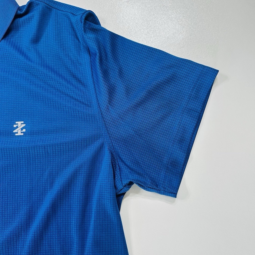 Izod Men's Golf Polo Shirt Size Large Royal‎ Blue - Picture 5 of 8